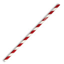 6mm Regular Red Stripe BioStraw 2500/Carton JP-PBS-6X197-RS BioPak