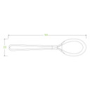 10cm / 4" PLA Tea Spoon 2000/Carton GD-4ATS-B BioPak