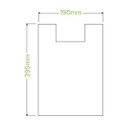 8L BioPlastic Carry Bag 2000/Carton PSB-C-0001 BioPak