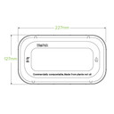 750 & 1,000ml Clear PLA Takeaway Lid 500/Carton