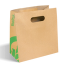 Small Die Cut Handle Kraft Paper Bags 250/Carton
