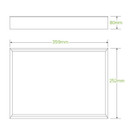 Medium Bioboard Catering Tray Bases 100/Carton BB-CB-M BioPak