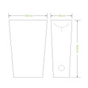 Unlined Large BioBoard Enclosed Chip Box 800/Carton BB-CHIP-L BioPak