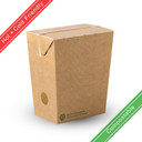 Unlined Small BioBoard Enclosed Chip Box 800/Carton BB-CHIP-S BioPak