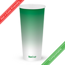 700ml / 24oz (90mm) Green Cold Paper BioCup 500/Carton