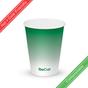 390ml / 12oz (90mm) Green Cold Paper BioCup 1000/Carton