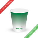 200ml / 6oz (80mm) Green Cold Paper BioCup/ 1000/Carton