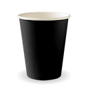 280ml / 8oz (80mm) Black Single Wall BioCup 1000/Carton