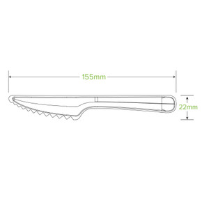 15cm Plant Fibre Knife 1000/Carton