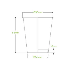 25 Pack - 295ml / 8oz (90mm) Art Series Single Wall BioCup 150/Carton RT-BC-8-6X25P-P BioPak 25 Pack - 295ml / 8oz (90mm) Art Series Single Wall BioCup 150/Carton RT-BC-8-6X25P-P BioPak