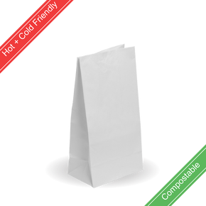 #8 SOS White Paper Bag 1000/Carton