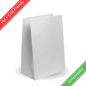 #20 SOS White Paper Bag 250/Carton