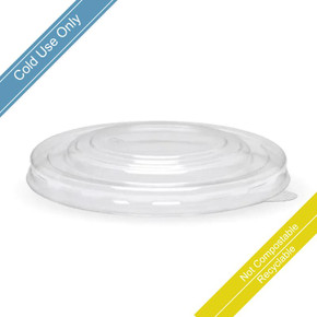 430-950ml / 12-32oz (116mm) PET BioBowl Lid 500/Carton BSCL-12-16-32-PET-F BioPak