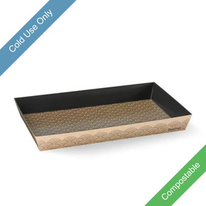 Large BioBoard Sushi Tray 300/Carton BB-ST-L BioPak