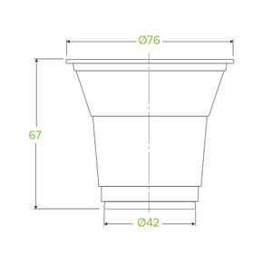 150ml (76mm) Clear BioCup 2000/Carton R-150Y BioPak 150ml (76mm) Clear BioCup 2000/Carton R-150Y BioPak