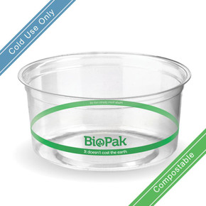 360ml (121mm) Clear BioBowl 500/Carton P-360 BioPak 360ml (121mm) Clear BioBowl 500/Carton P-360 BioPak