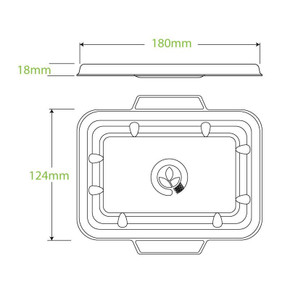 500ml & 600ml White BioCane Takeaway Lid 500/Carton B-LBL-W-SMALL-PF BioPak 500ml & 600ml White BioCane Takeaway Lid 500/Carton B-LBL-W-SMALL-PF BioPak