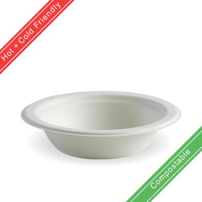 390ml / 12oz BioCane Bowl 1000/Carton B-BL-12 BioPak 390ml / 12oz BioCane Bowl 1000/Carton B-BL-12 BioPak