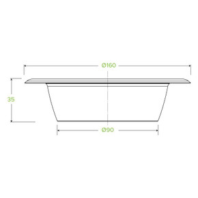 390ml / 12oz BioCane Bowl 1000/Carton B-BL-12 BioPak 390ml / 12oz BioCane Bowl 1000/Carton B-BL-12 BioPak