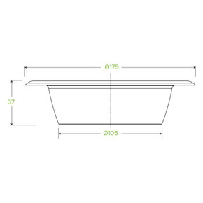 470ml / 16oz BioCane Bowl 1000/Carton B-BL-16 BioPak 470ml / 16oz BioCane Bowl 1000/Carton B-BL-16 BioPak