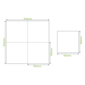 White - 1 Ply 1/4 Fold Lunch BioNapkin 3000/Carton L-LN1/4-1PW BioPak White - 1 Ply 1/4 Fold Lunch BioNapkin 3000/Carton L-LN1/4-1PW BioPak