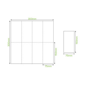White - 2 Ply 1/8 Fold Lunch BioNapkin 2000/Carton