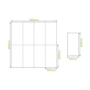 White - 2 Ply 1/8 Fold Quilted Dinner BioNapkin 1000/Carton