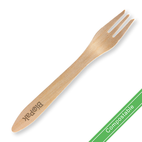 19cm Coated Wood Fork 1000/Carton