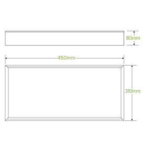 Extra Large Bioboard Catering Tray Bases 50/Carton BB-CB-XL BioPak Extra Large Bioboard Catering Tray Bases 50/Carton BB-CB-XL BioPak