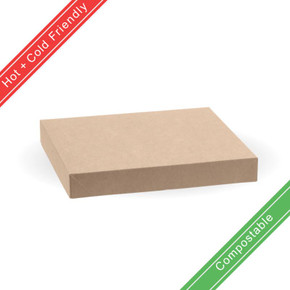 Small Bioboard Catering Tray Lids 100/Carton BB-CBL-S BioPak