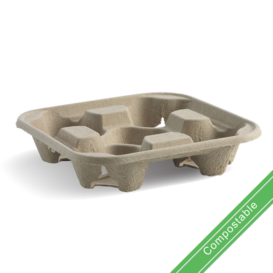 4 Cup BioCup Carrier 300/Carton