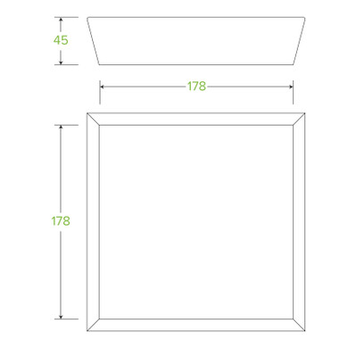 Tray # 2 BioBoard White 240/Carton