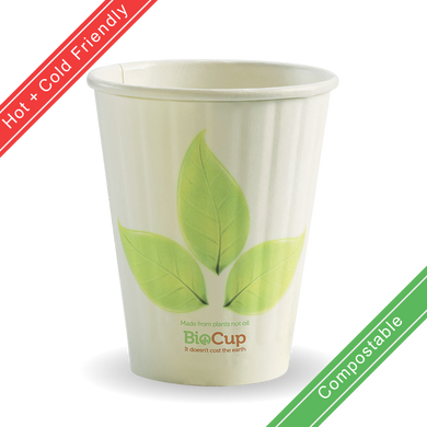 280ml / 8oz (80mm) Double Wall BioCup 1000/Carton