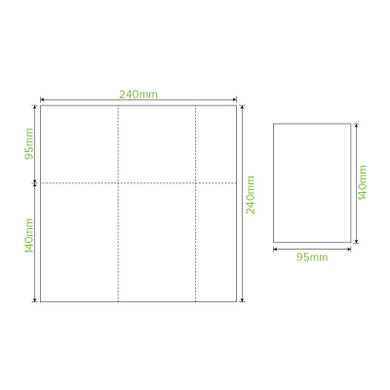 Natural - E-Fold Tall 1 Ply Dispenser BioNapkin 5000/Carton