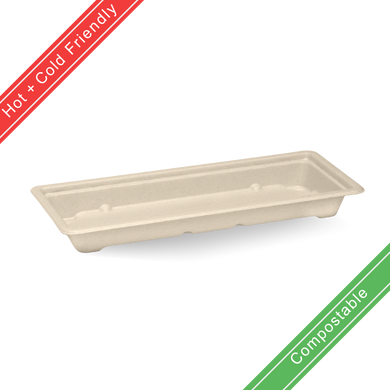 Long BioCane Sushi Tray 600/Carton