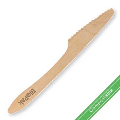 19cm Coated Wood Knife 1000/Carton