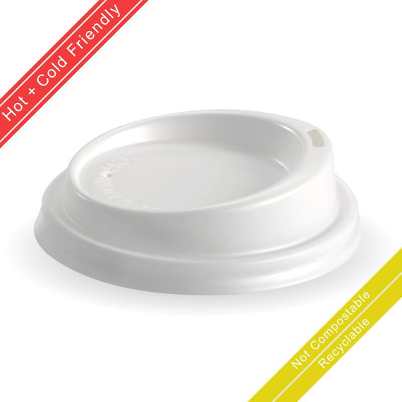 80mm White PS Lid for BioCup 1000/Carton 80mm White PS Lid for BioCup 1000/Carton