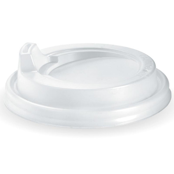 80mm White PS Sipper BioCup Lid 1000/Carton 80mm White PS Sipper BioCup Lid 1000/Carton