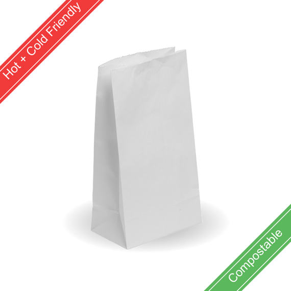 #4 SOS White Paper Bag 2000/Carton