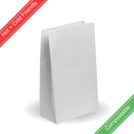 #16 SOS White Paper Bag 250/Carton