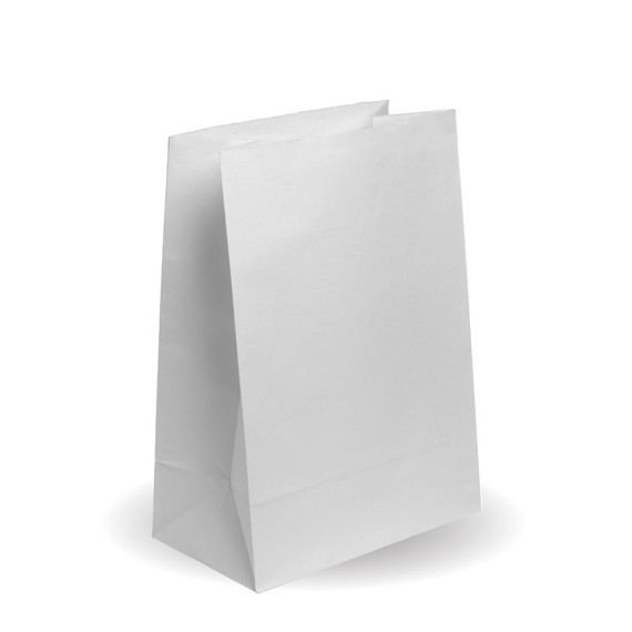 #20 SOS White Paper Bag 250/Carton