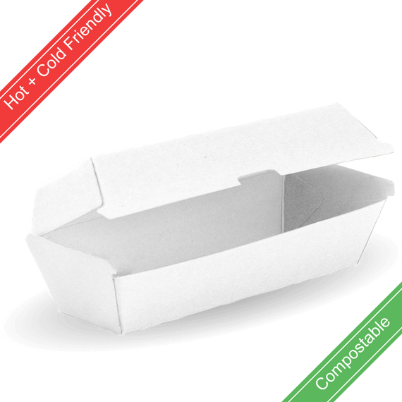 Hot Dog BioBoard White Box 400/Carton