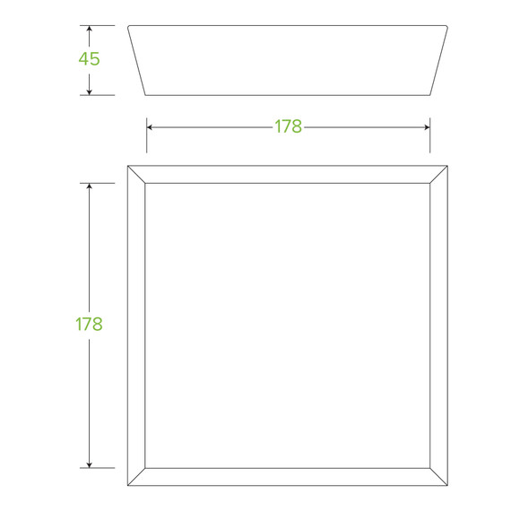 Tray # 2 BioBoard White 240/Carton