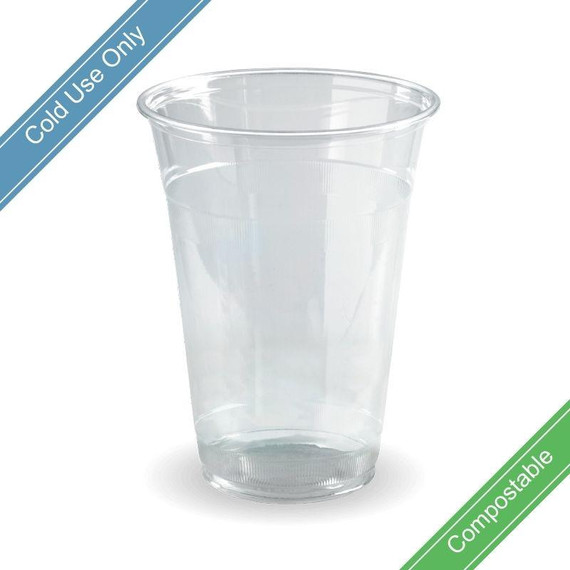500ml Clear Unbranded BioCup 1000/Carton R-500Y-C BioPak