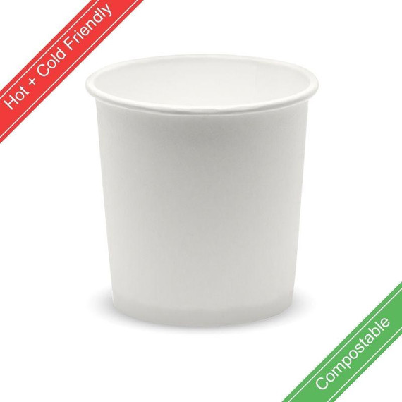 120ml / 4oz (62mm) Paper Sauce BioCup 1000/Carton BB-SC-120 BioPak