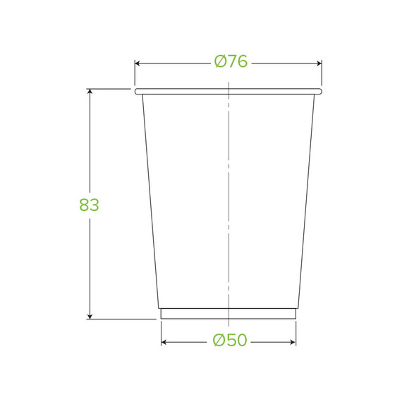 200ml (76mm) Clear BioCup 2000/Carton