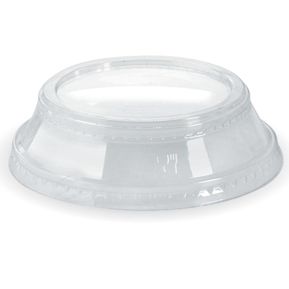 Large (96mm) 300-700ml BioCup Dome Lid No Hole (Carry All) 1000/Carton C-96D(N) BioPak