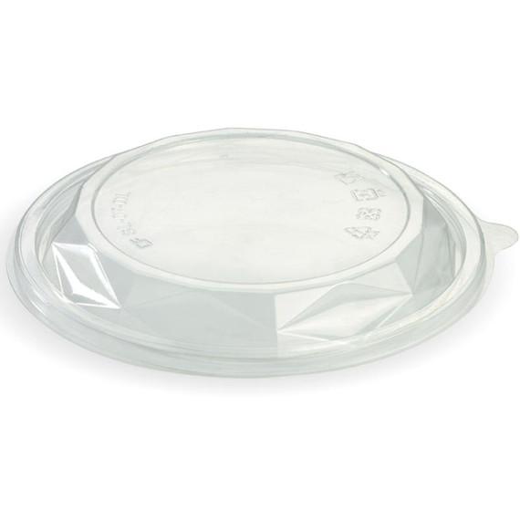 24 & 32oz BioSalad Bowl Lid 450/Carton CF-SBL-24/32-V2 BioPak