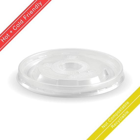 250ml / 8oz (92mm) Paper BioBowl PP Lid 1000/Carton BSCL-8 BioPak