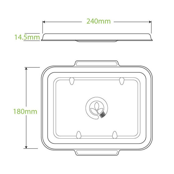 2 & 3 Compartment Natural BioCane Takeaway Lid 500/Carton 2 & 3 Compartment Natural BioCane Takeaway Lid 500/Carton